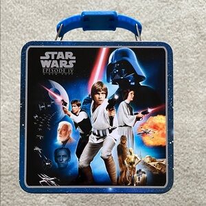 Star Wars Episode IV Action Figure Collectable Tin Box